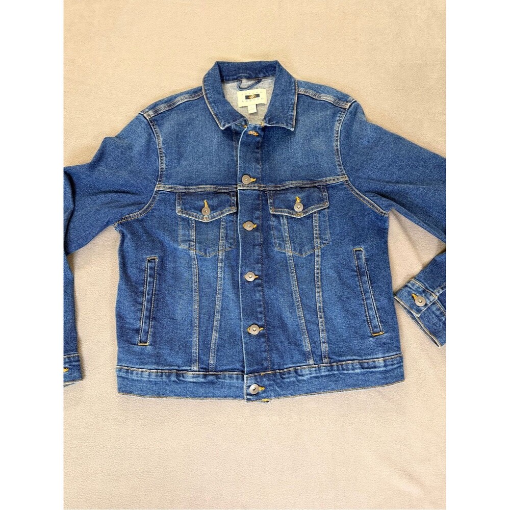 Joseph Abboud Men’s Denim/Blue Jean Jacket- Size Large-